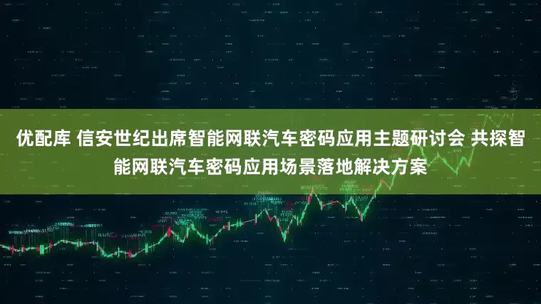 优配库 信安世纪出席智能网联汽车密码应用主题研讨会 共探智能网联汽车密码应用场景落地解决方案